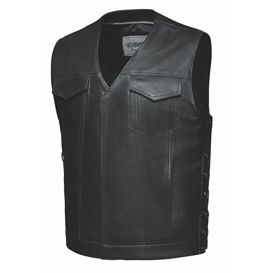 Red river - Men's Premium Leather Motorcycle Vest