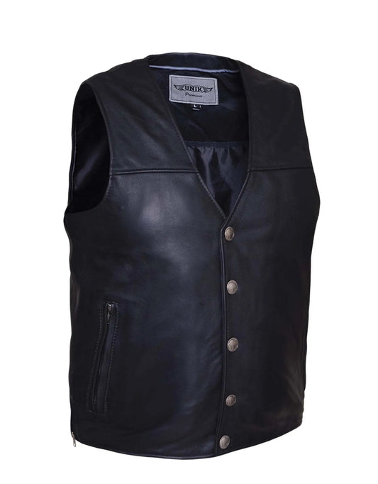 Santa Fe - Mens Premium Leather Vest