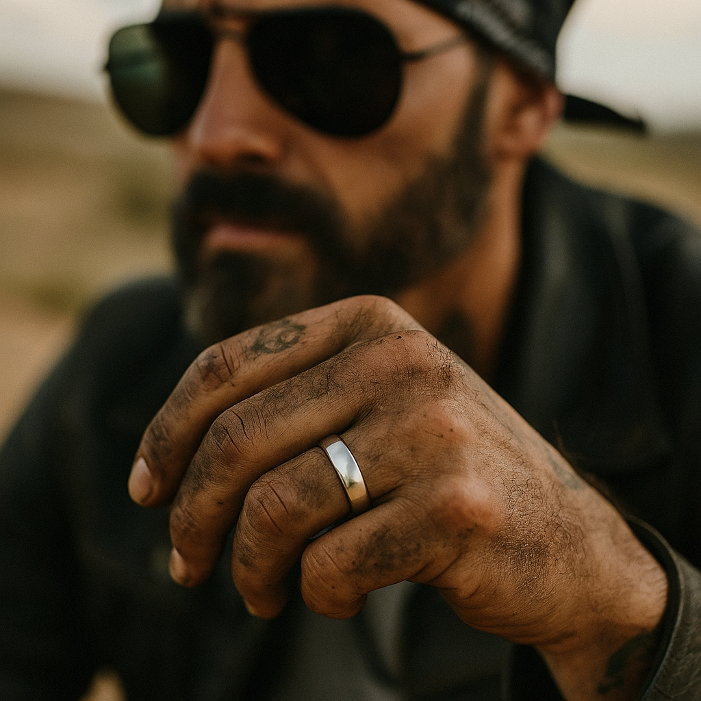 Stainless Steel Classic Band Ring