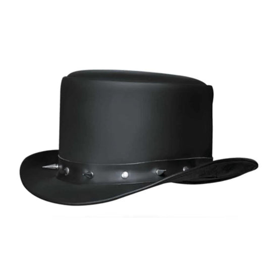 Spike - Mens Premium Leather Top Hat