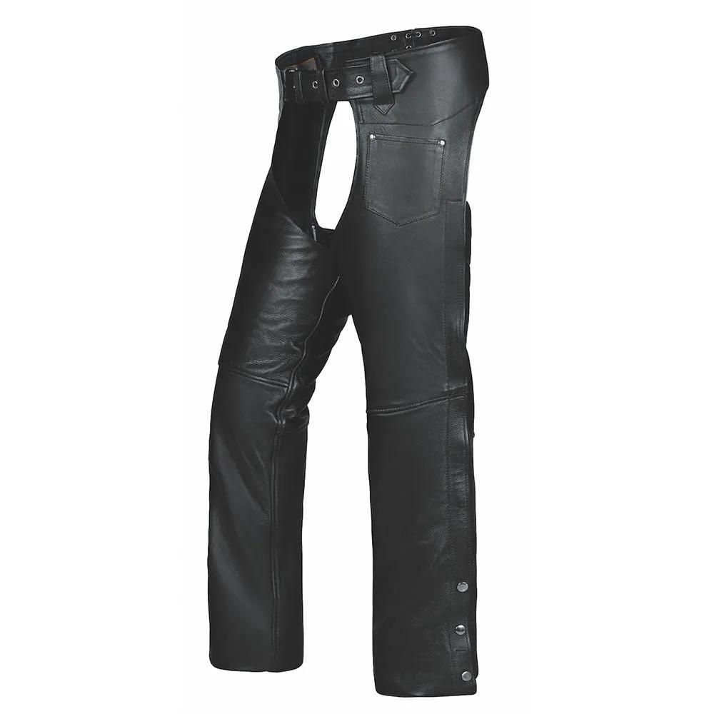 Steed - Unisex Ultra Coin Pocket Chaps – Extreme Biker Leather