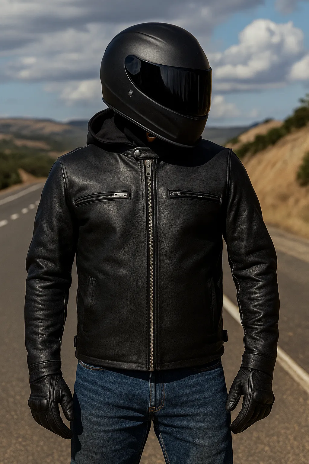 Street Rider - Mens Premium Leather Jacket