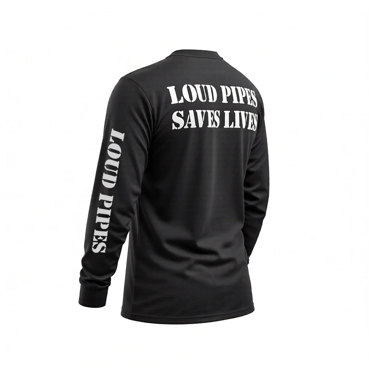 Loud Pipes Save Lives - Men's Long Sleeve Biker Tee