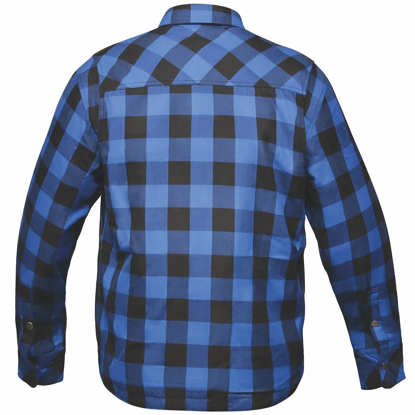 Guardian - Mens Black & Blue Armored Flannel