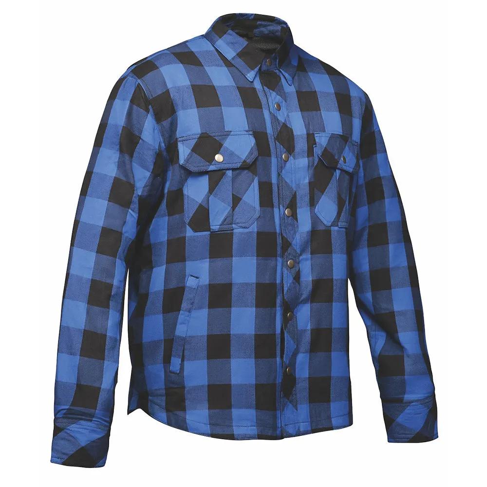 Guardian - Mens Black & Blue Armored Flannel