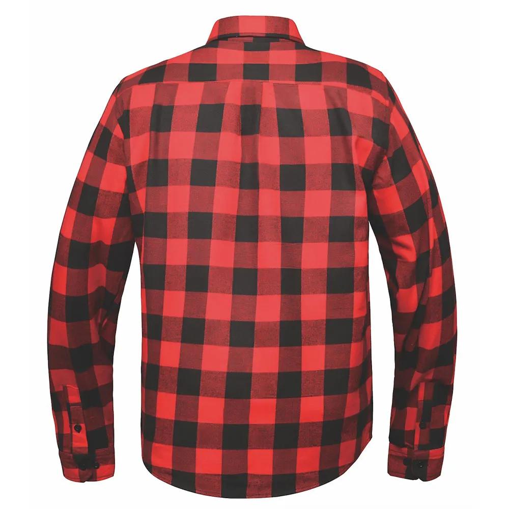 TW205.01 - Mens Black and Red Flannel Shirt