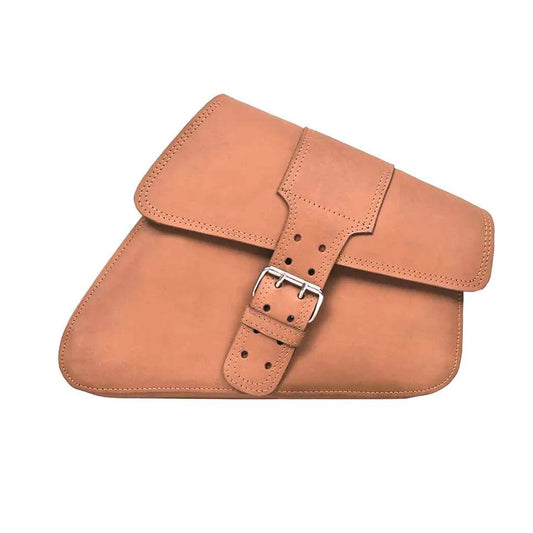 Left Side Leather Swing Arm Bag