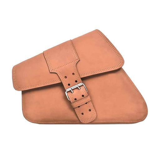 Brown Strap 1 - Right Side Leather Swing Arm Bag