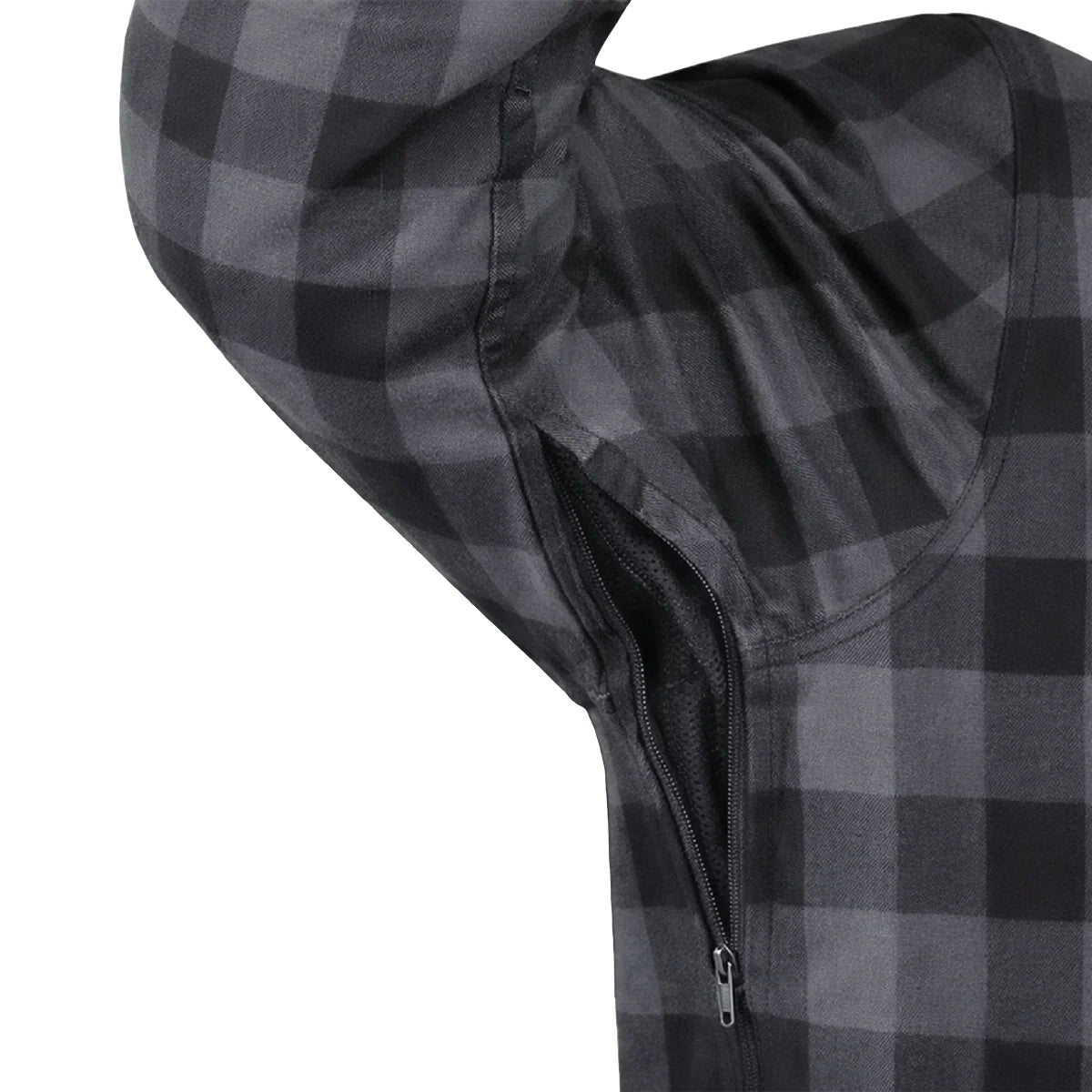 Sentry - Mens Black & Gray Armored Flannel
