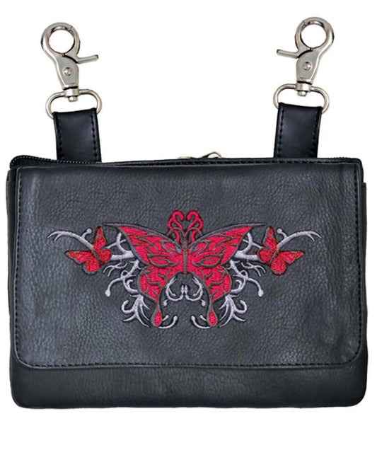 Butterfly Ladies Clip on Bag