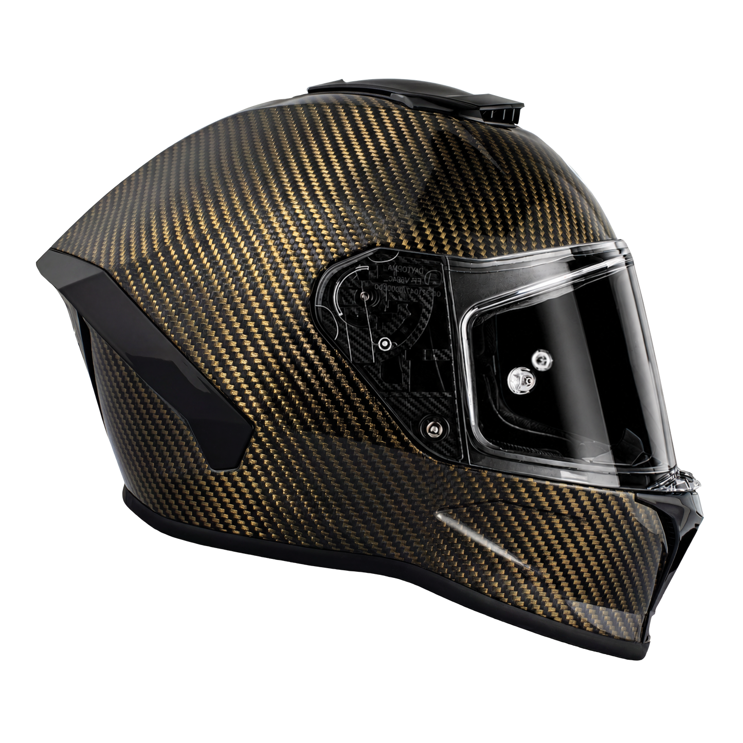 D.O.T. & ECE Daytona Viper- Gold Carbon Fiber