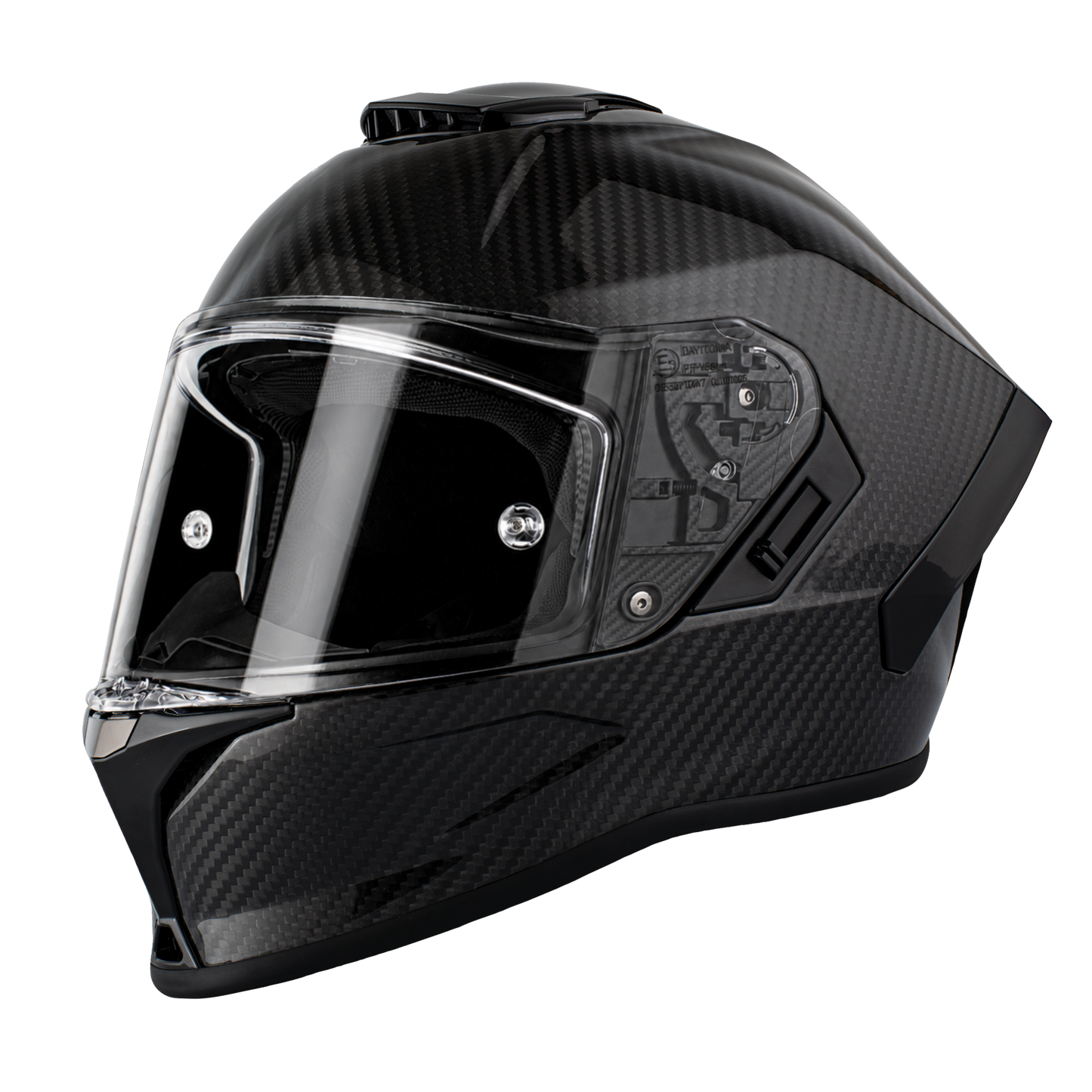 D.O.T. & ECE Daytona Viper- Grey Carbon Fiber