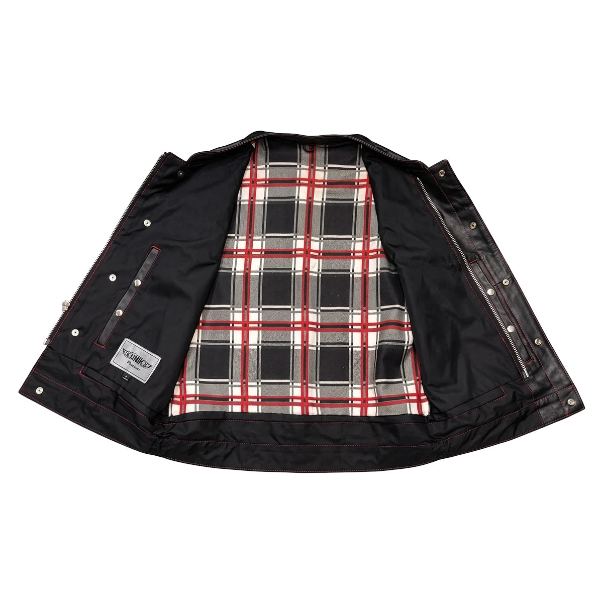 Badlands - Men's Club Style Leather Motorcycle Vest