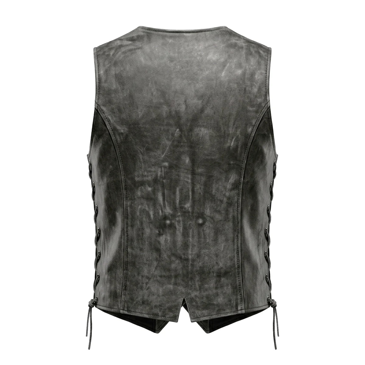 Bessie - Women's lambskin Leather Motorcycle Vest
