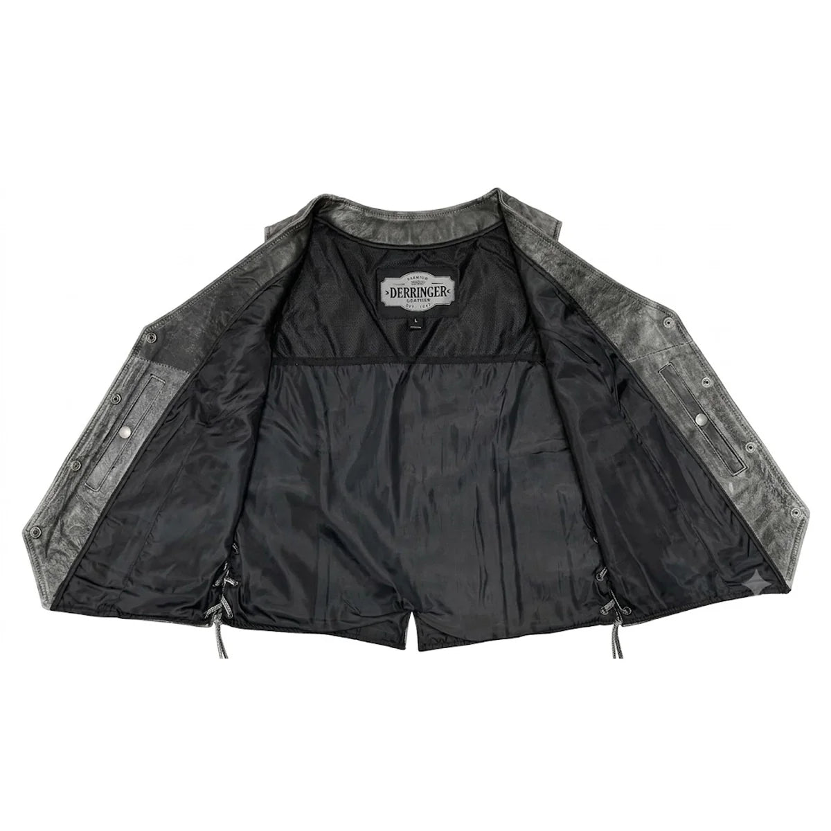 Bessie - Women's lambskin Leather Motorcycle Vest