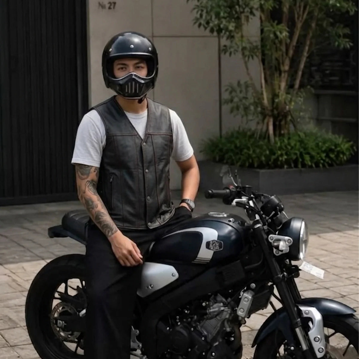 Blackhills - Men's Motorcycle Leather Vest