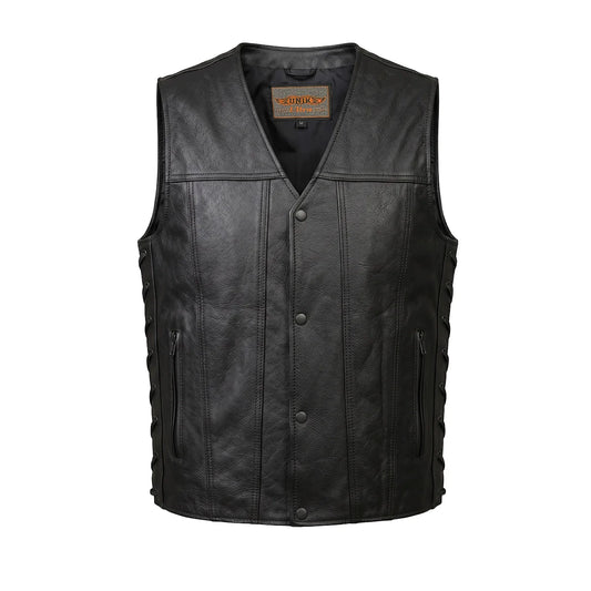 Blackhills - Men's Motorcycle Leather Vest