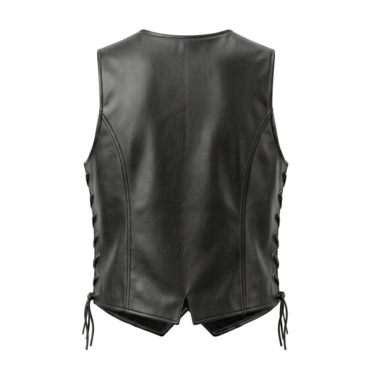 Beth - Women's Premium Lambskin Leather Motorcycle Vest