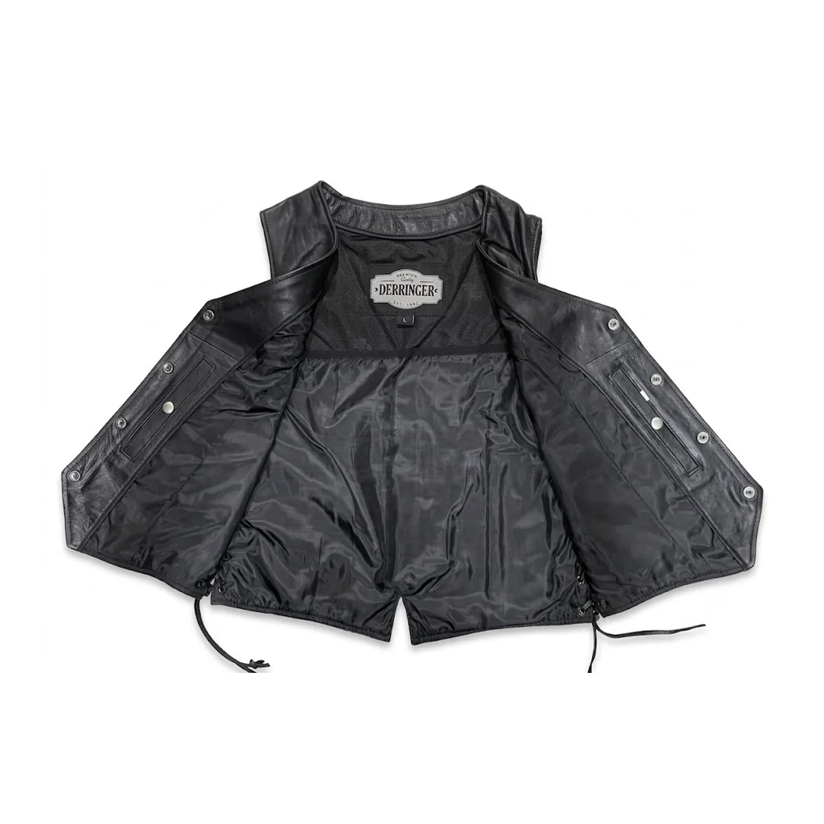 Beth - Women's Premium Lambskin Leather Motorcycle Vest