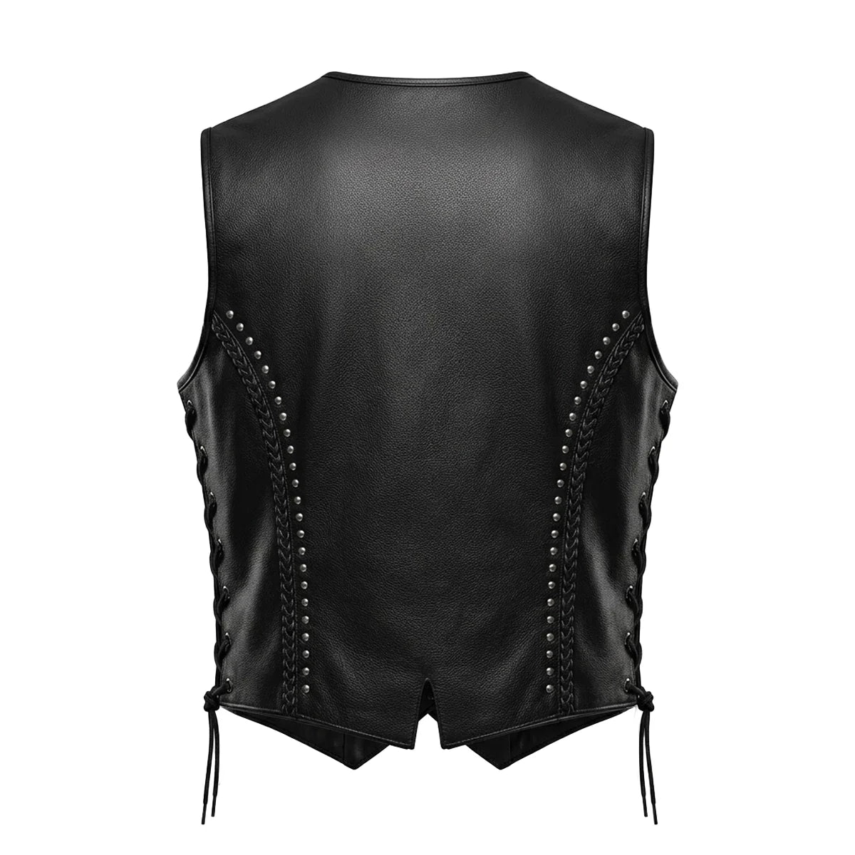 Cowgirl - Women's Studded Leather Motorcycle Vest