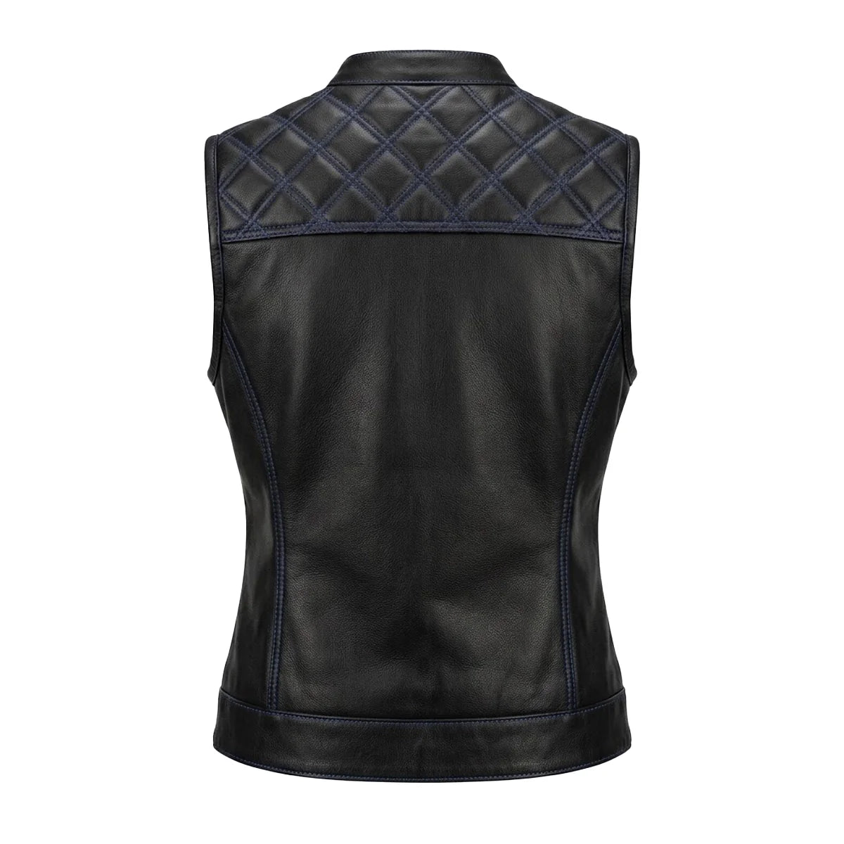 Mauve - Women's SOA Club Style leather Motorcycle Vest
