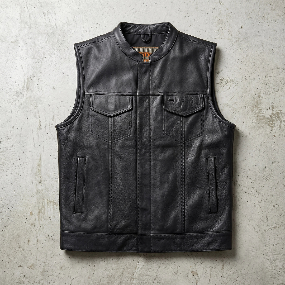 Iron Rider - Men's SOA Club Style Leather Motorcycle Vest