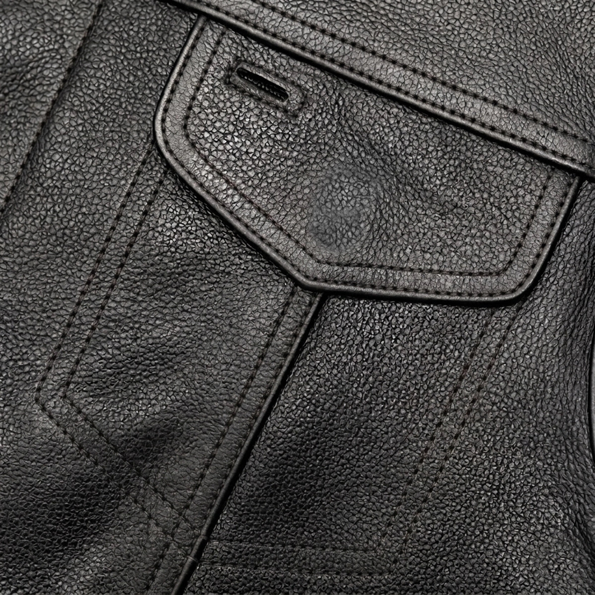 Lowcut - Mens Short Leather Club Vest