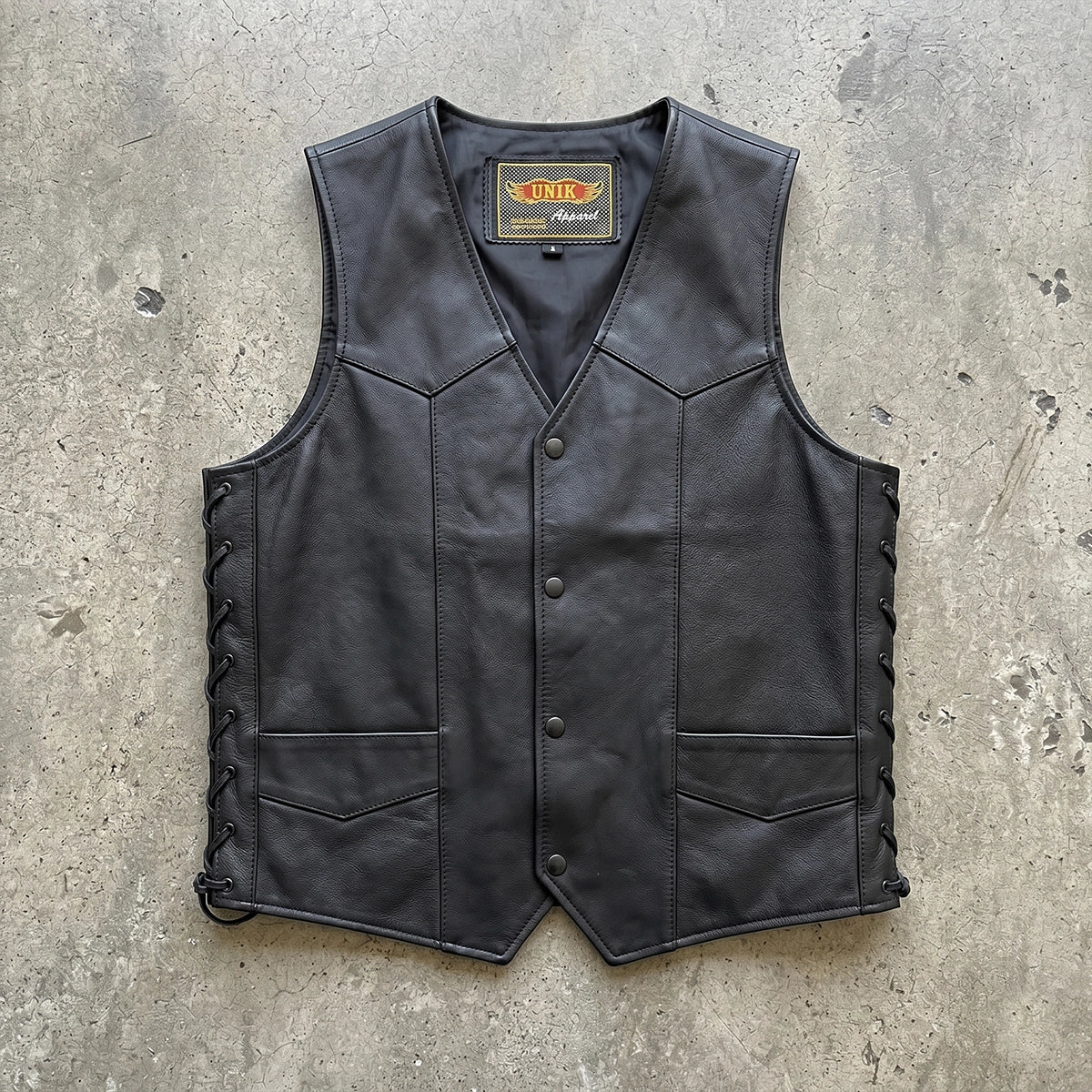 Madrid - Men's Premium Leather Motorcycle Vest
