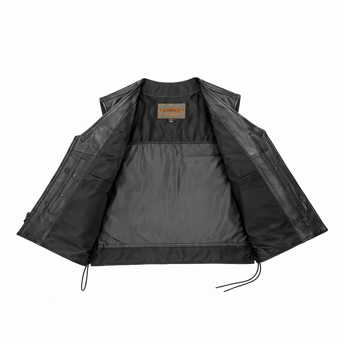 Madrid - Men's Premium Leather Motorcycle Vest