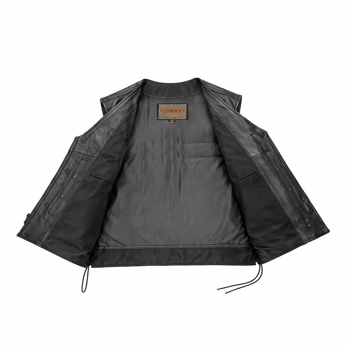 Mojave - Mens Ultra Leather Motorcycle Vest