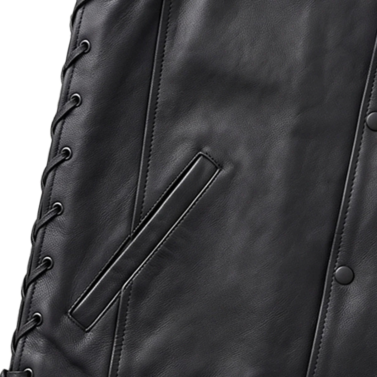 Mojave - Mens Ultra Leather Motorcycle Vest