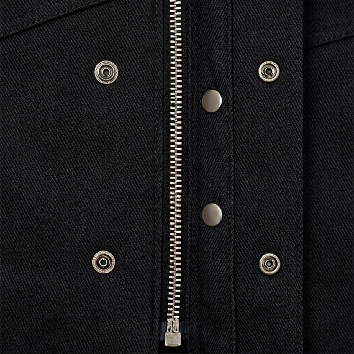 Nightrider - Men's Club Style Denim/Leather Motorcycle Vest