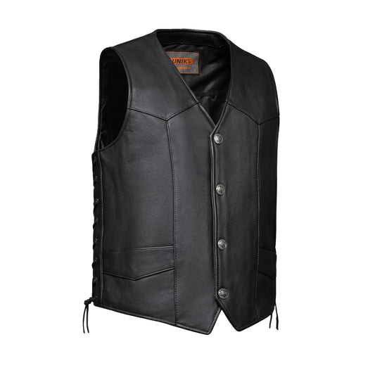 Rancher - Men's Ultra Leather Motorcycle Vest