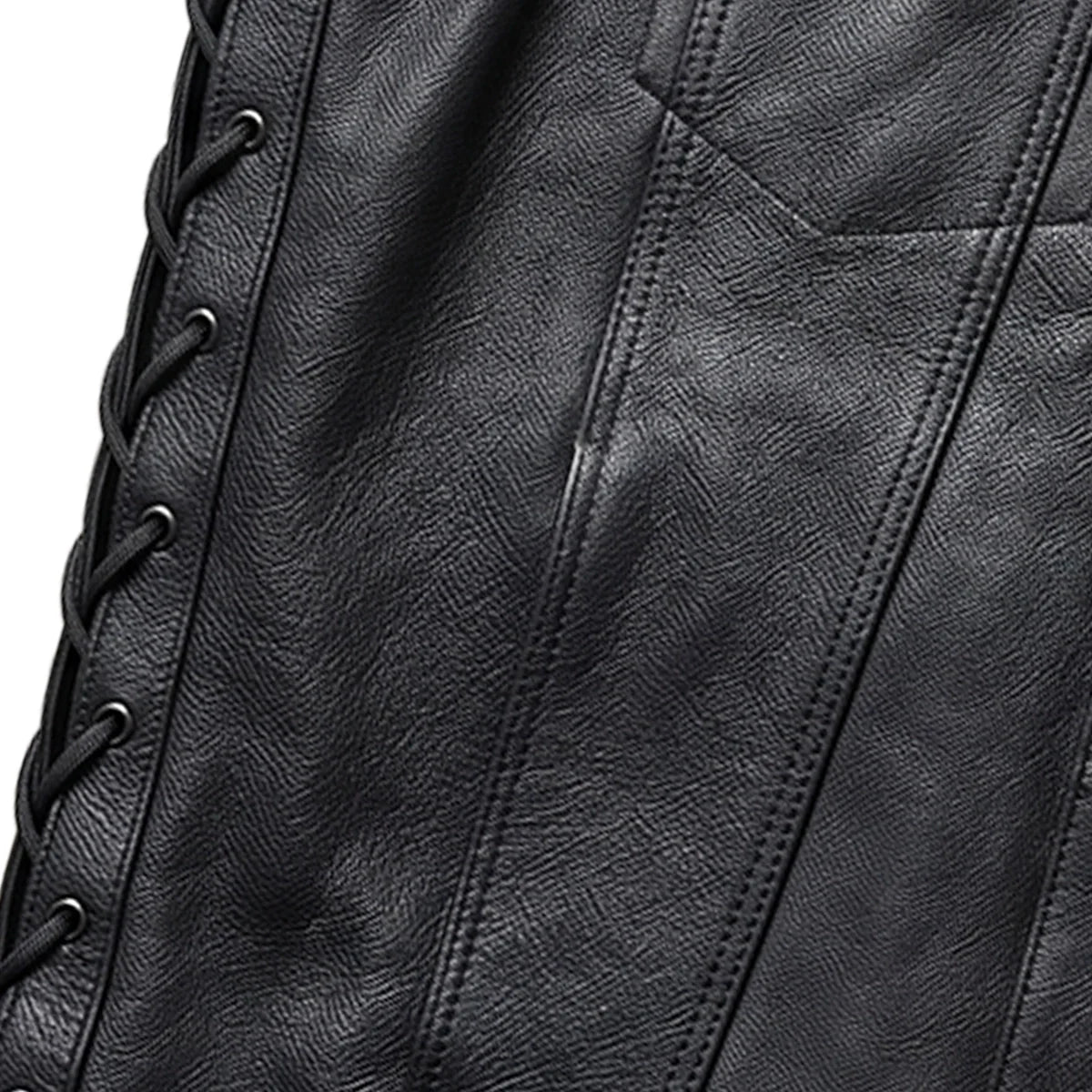 Red river - Men's Premium Leather Motorcycle Vest