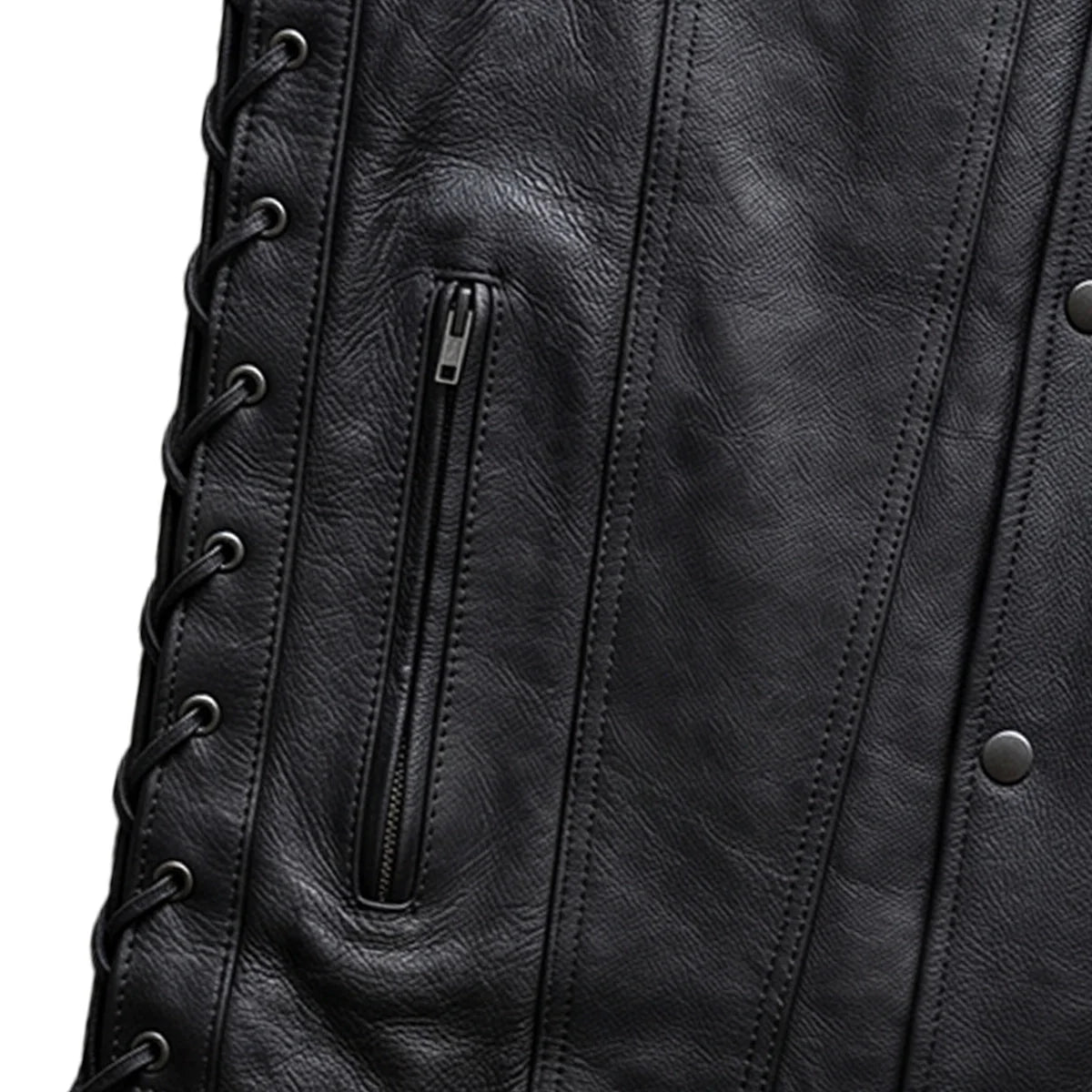 Rifleman - Men's Premium Leather Motorcycle Vest