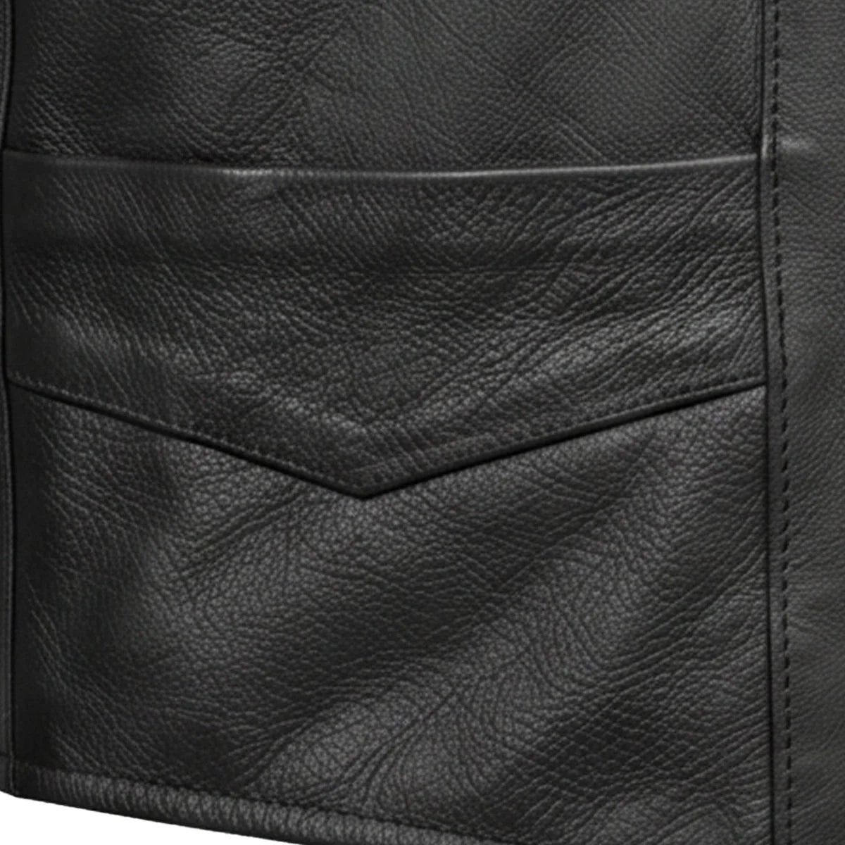 Ruidoso - Men's Premium Leather Motorcycle Vest