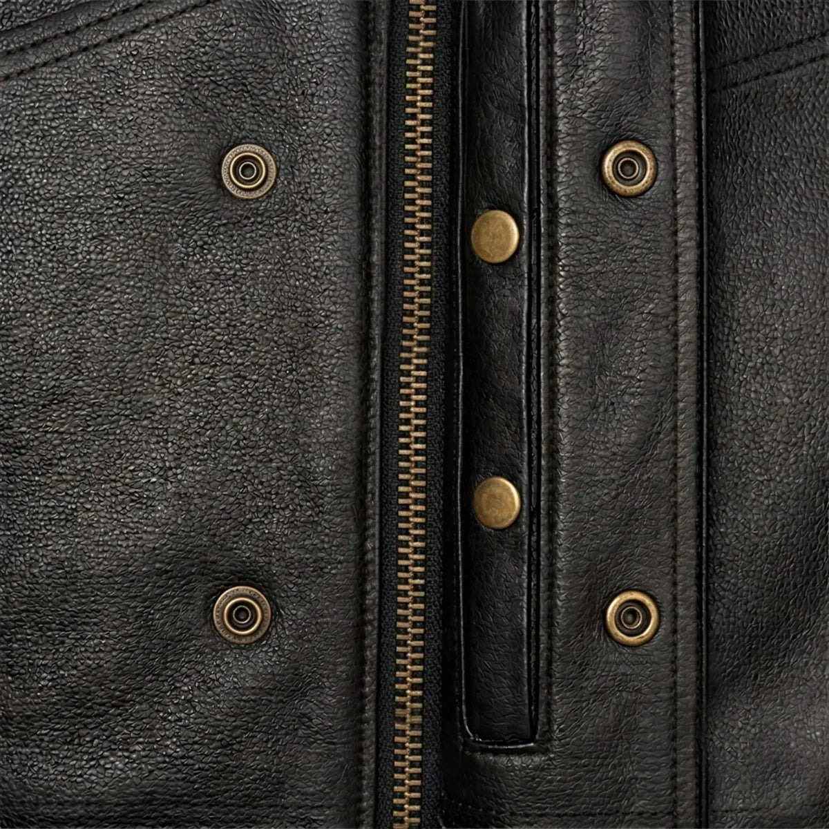 Runner - Men's SOA Club Style Leather Motorcycle Vest
