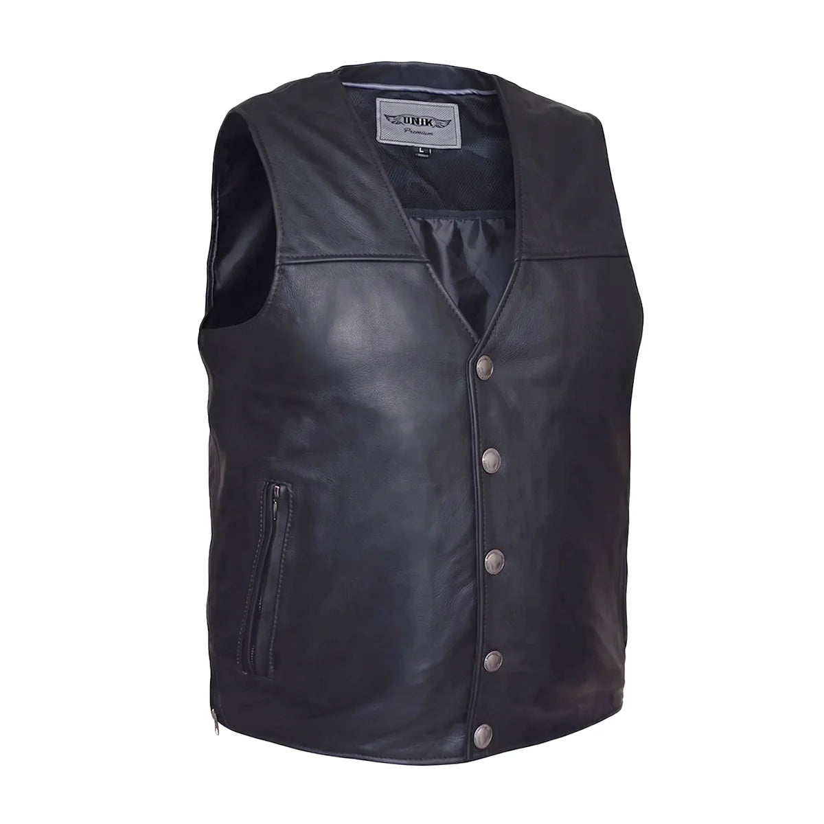 Santa Fe - Men's Premium Leather Motorcycle Vest