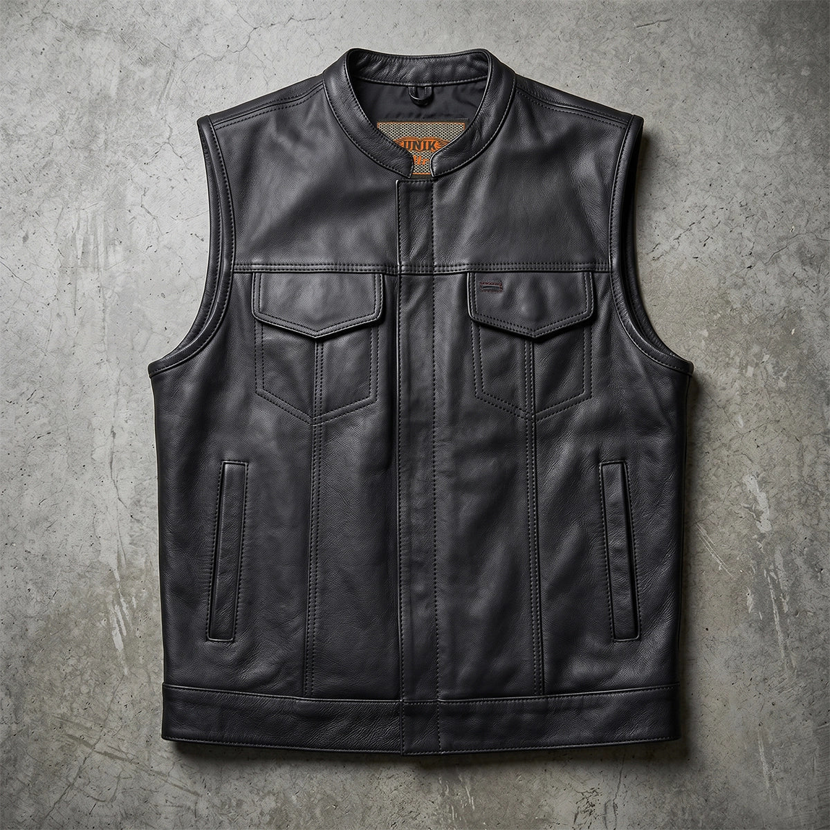 Sturgis - Men's SOA Club Style Leather Motorcycle Vest