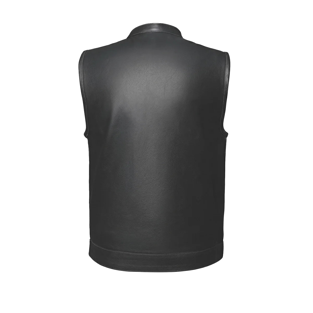 Texan - Men's Texas Flag Club Style Leather Motorcycle Vest
