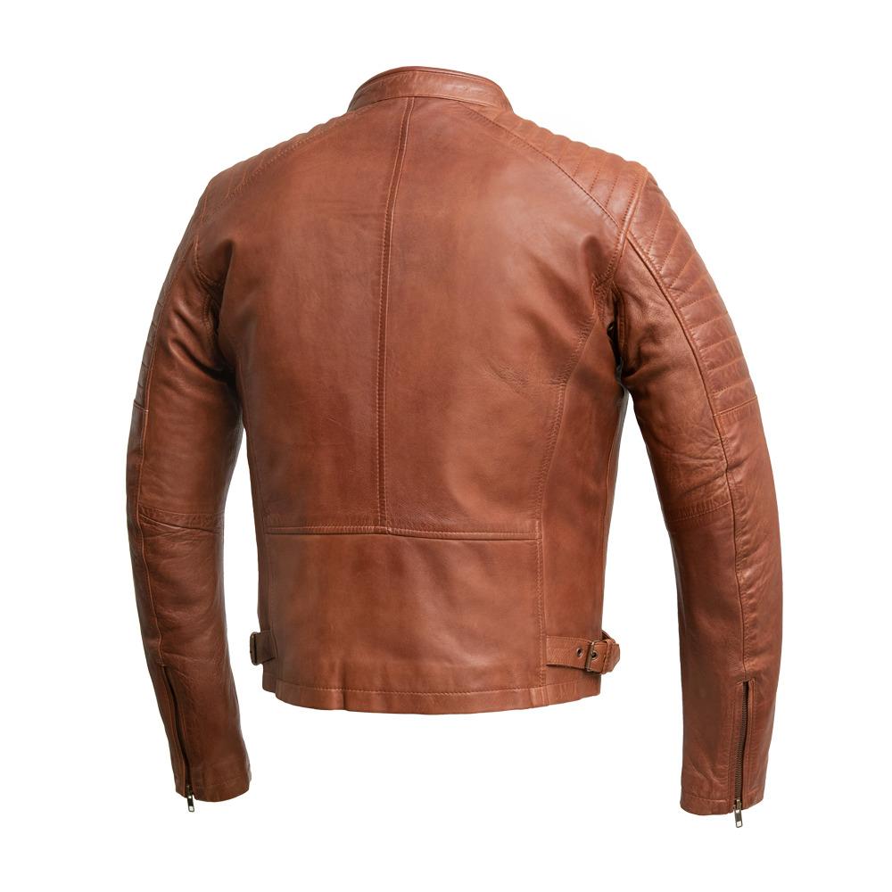 Zack Mens Fashion Leather Jacket Men's Leather Jacket Whet Blu NYC   