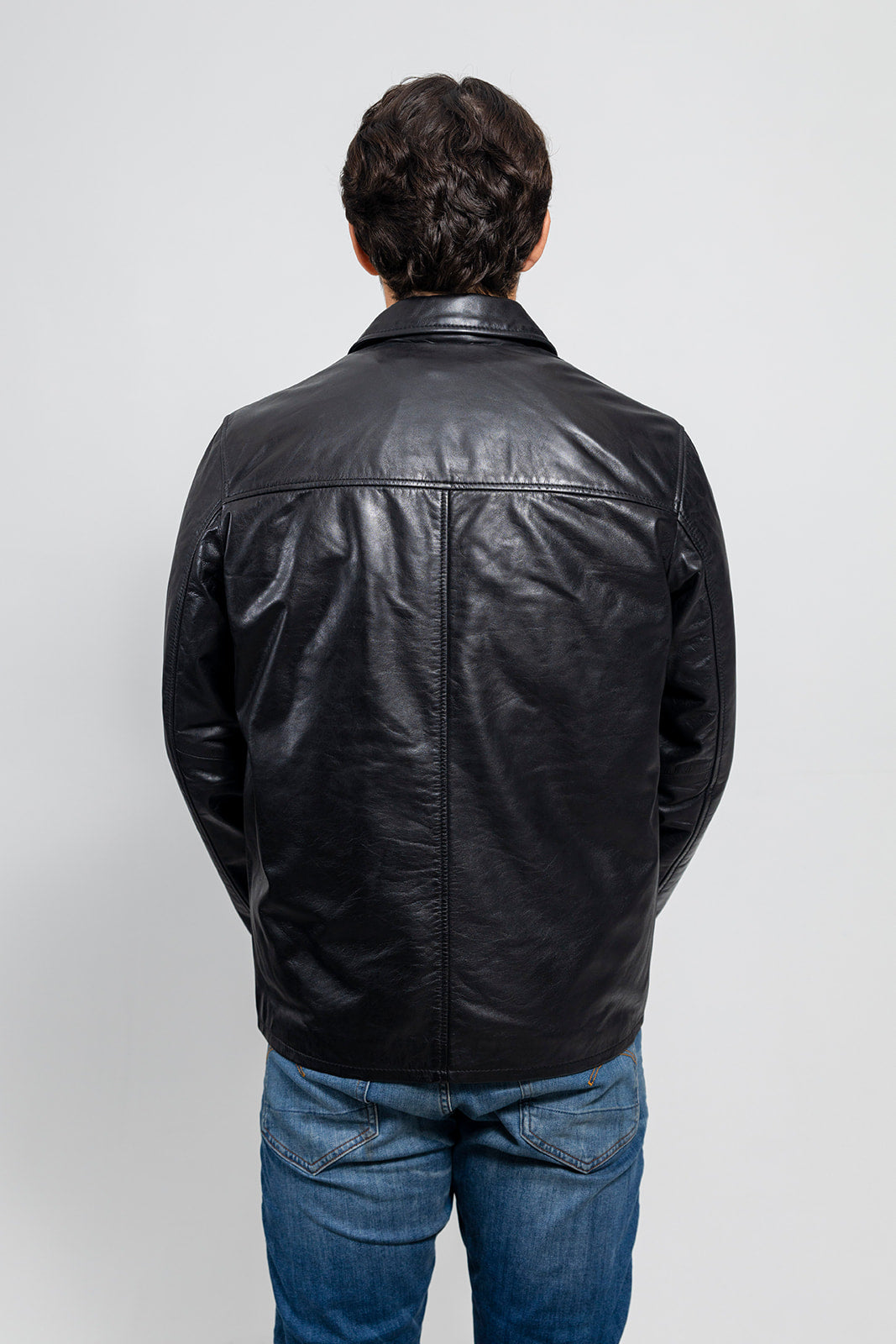 Indiana Mens Leather Jacket Men's Leather Jacket Whet Blu NYC   