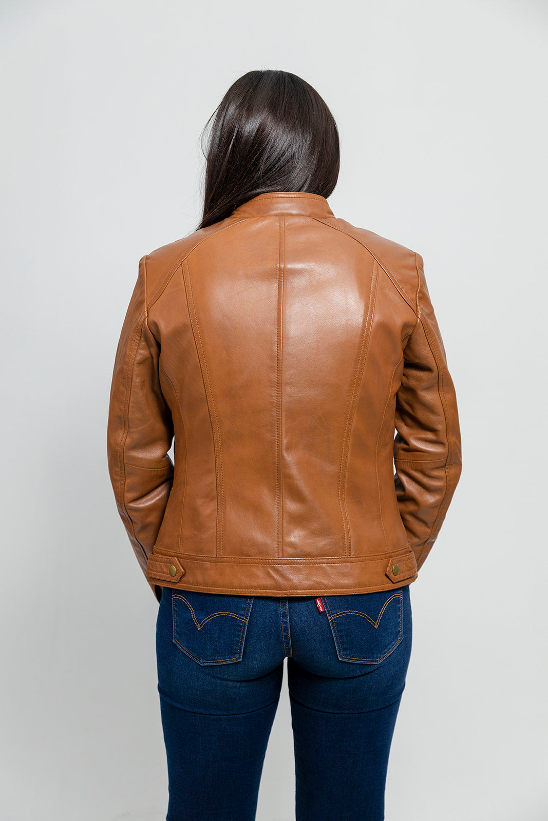 Favorite Women's Fashion Leather Jacket Whiskey (POS) Women's Leather Jacket Whet Blu NYC   