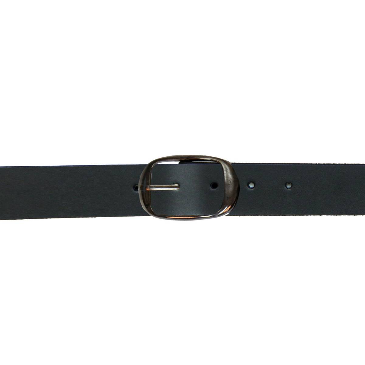 Hot Leathers BLA1135 Men's Don't Thread On Me Black Leather Belt w/ Interchangeable Buckle - 1.5 inches Wide
