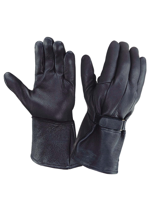 8250.00 - Mens Gauntlet Deerskin Leather Gloves