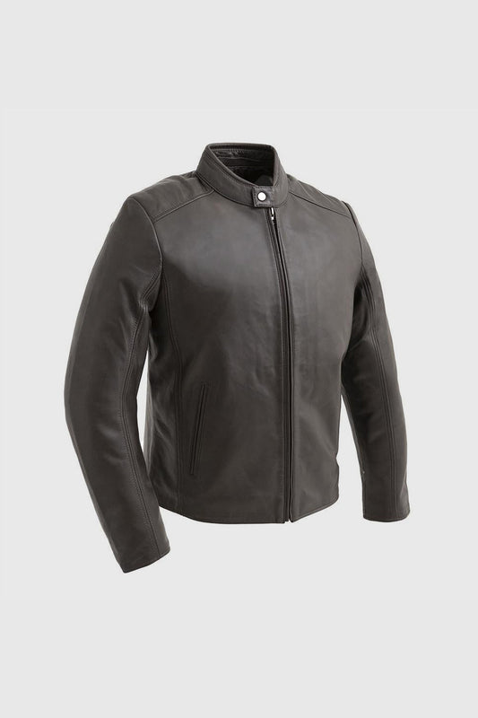 Blake Men's Fashion Leather Jacket Espresso (POS) Men's Fashion Jacket Whet Blu NYC S  