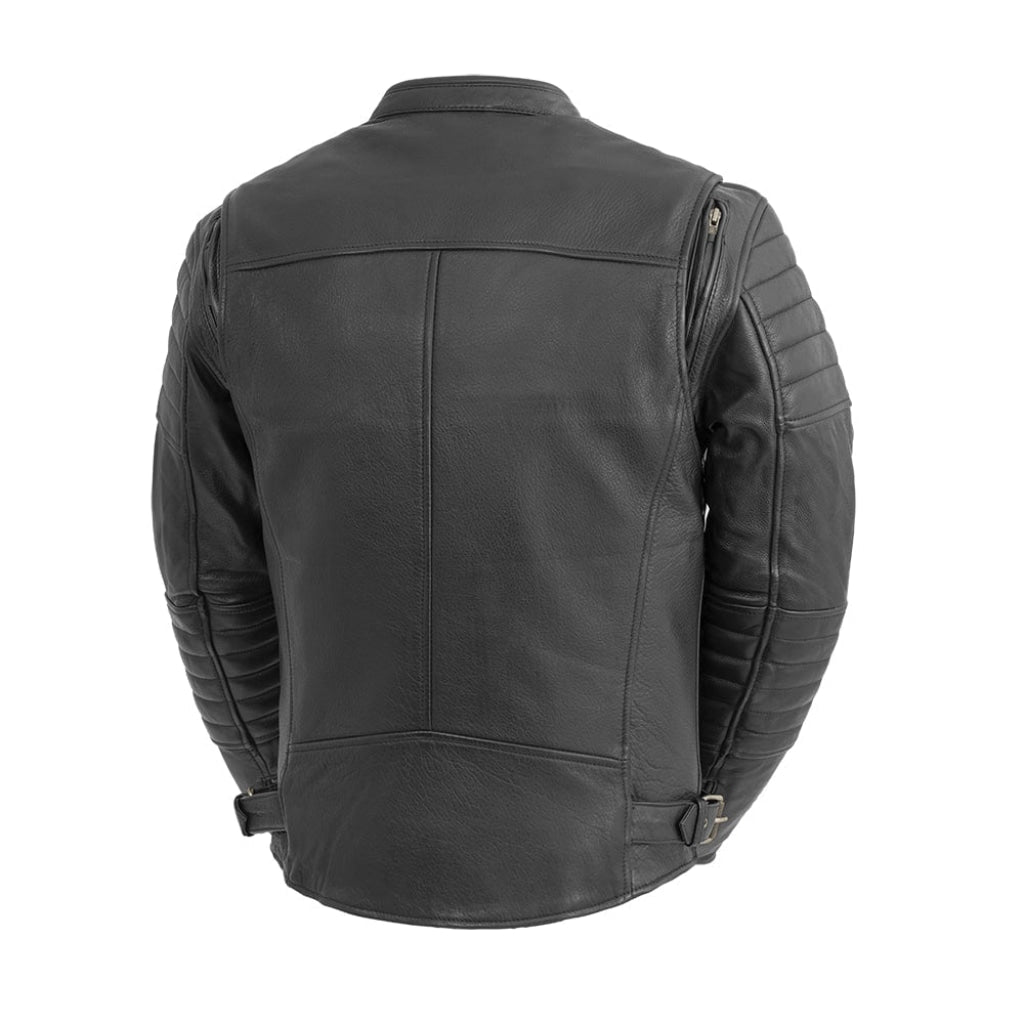 Commuter Men's Motorcycle Leather Jacket Men's Leather Jacket First Manufacturing Company   