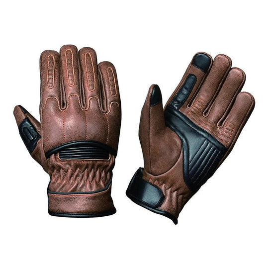 Mens Brown Full Finger Gloves