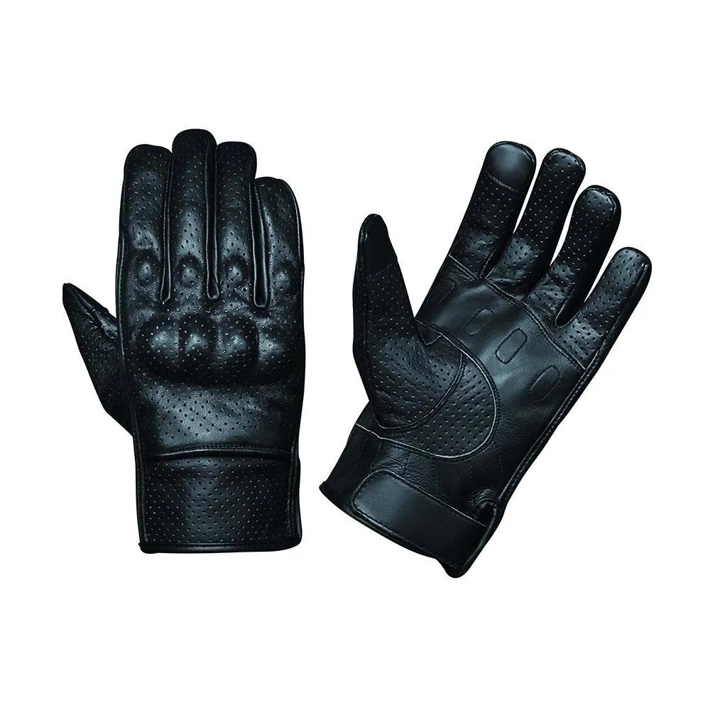 Mens Full Finger Gloves with Knuckle Armor