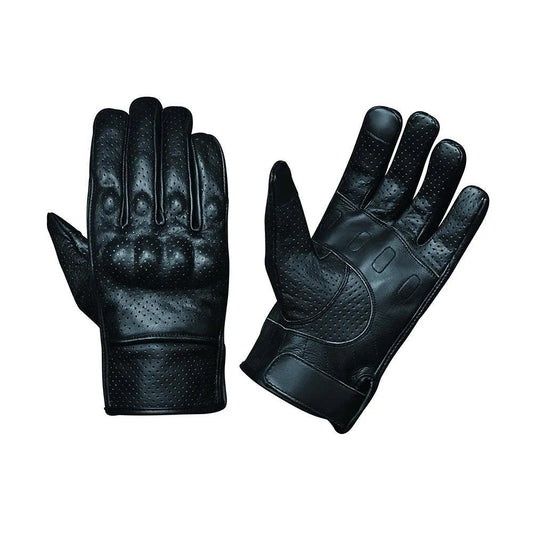 Mens Full Finger Gloves with Knuckle Armor